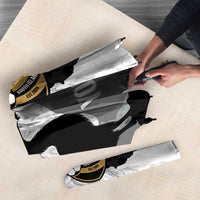 New Zealand South Island Football Custom Umbrella Aoraki Mount Cook With Kiwi Maori Pattern LT14 - Polynesian Pride