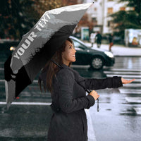 New Zealand South Island Football Custom Umbrella Aoraki Mount Cook With Kiwi Maori Pattern LT14 - Polynesian Pride