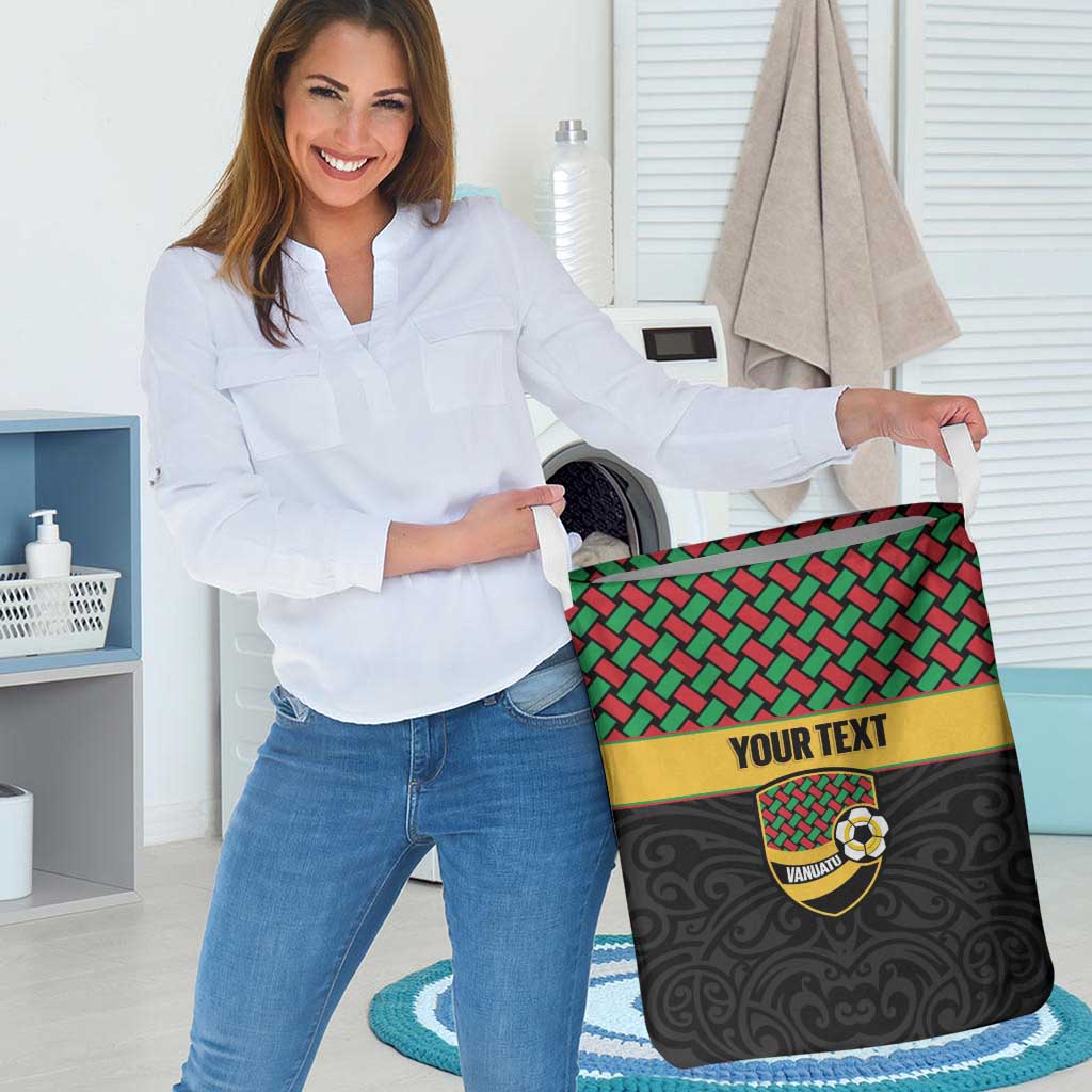 Vanuatu Football Custom Laundry Basket Go Chiefs Basket-weave Pattern