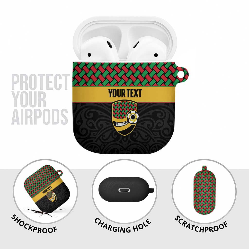 Vanuatu Football Custom AirPods Case Go Chiefs Basket-weave Pattern
