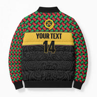 Vanuatu Football Custom Bomber Puffer Jacket Go Chiefs Basket-weave Pattern