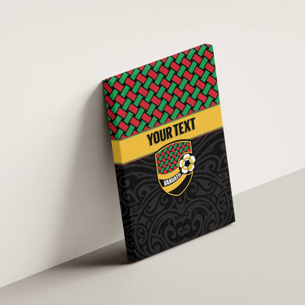 Vanuatu Football Custom Canvas Wall Art Go Chiefs Basket-weave Pattern