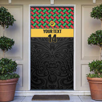 Vanuatu Football Custom Door Cover Go Chiefs Basket-weave Pattern