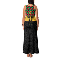 Vanuatu Football Custom Family Matching Tank Maxi Dress and Hawaiian Shirt Go Chiefs Basket-weave Pattern LT14 - Polynesian Pride