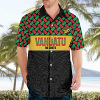 Vanuatu Football Custom Hawaiian Shirt Go Chiefs Basket-weave Pattern LT14 - Polynesian Pride