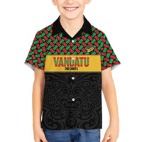 Vanuatu Football Custom Hawaiian Shirt Go Chiefs Basket-weave Pattern LT14 - Polynesian Pride