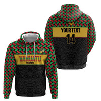 Vanuatu Football Custom Hoodie Go Chiefs Basket-weave Pattern