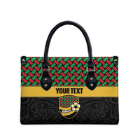 Vanuatu Football Custom Leather Bag Go Chiefs Basket-weave Pattern