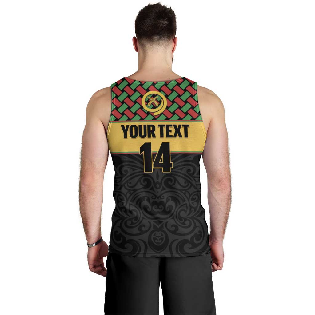 Vanuatu Football Custom Men Tank Top Go Chiefs Basket-weave Pattern LT14 - Polynesian Pride