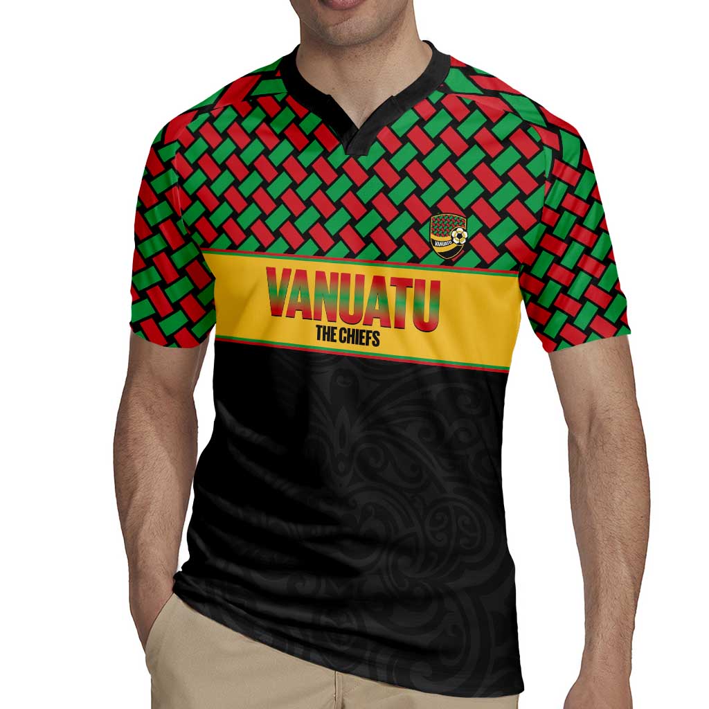 Vanuatu Football Custom Rugby Jersey Go Chiefs Basket-weave Pattern