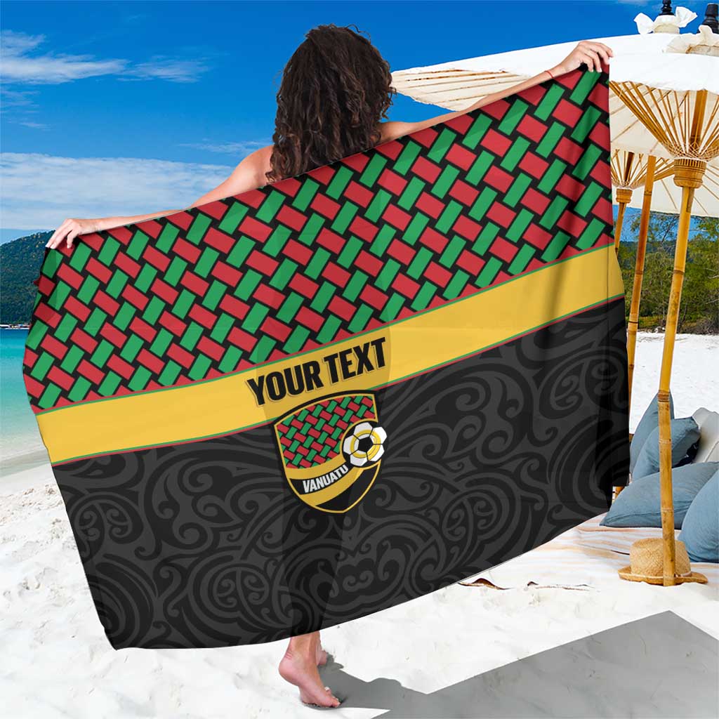 Vanuatu Football Custom Sarong Go Chiefs Basket-weave Pattern