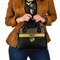 Vanuatu Football Custom Shoulder Handbag Go Chiefs Basket-weave Pattern