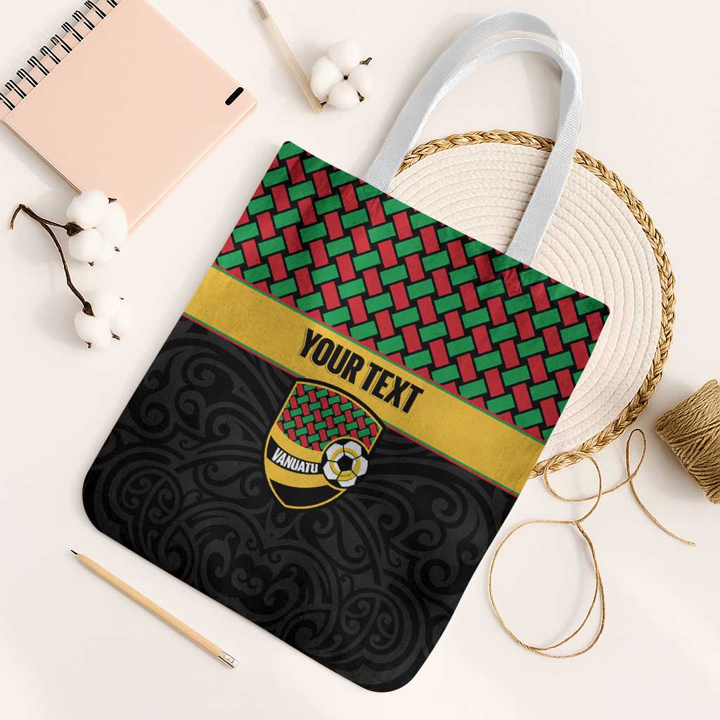 Vanuatu Football Custom Tote Bag Go Chiefs Basket-weave Pattern