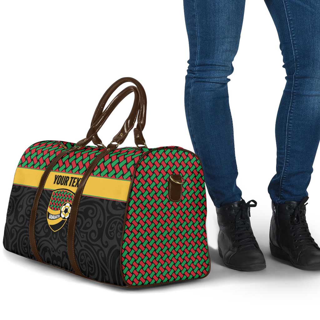Vanuatu Football Custom Travel Bag Go Chiefs Basket-weave Pattern