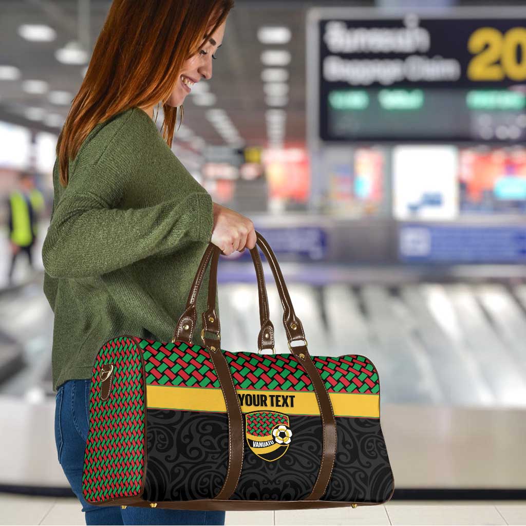 Vanuatu Football Custom Travel Bag Go Chiefs Basket-weave Pattern