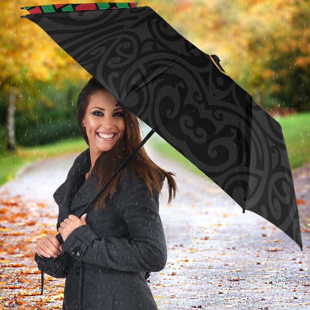 Vanuatu Football Custom Umbrella Go Chiefs Basket-weave Pattern