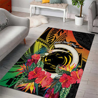 Vanuatu Boar Tusk Yumi Yumi Yumi Area Rug Independens Dei Long God Yumi Stanap LT14 - Polynesian Pride