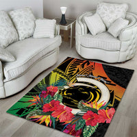 Vanuatu Boar Tusk Yumi Yumi Yumi Area Rug Independens Dei Long God Yumi Stanap LT14 - Polynesian Pride
