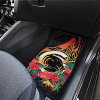 Vanuatu Boar Tusk Yumi Yumi Yumi Car Mats Independens Dei Long God Yumi Stanap LT14 - Polynesian Pride