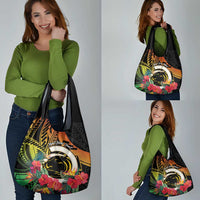Vanuatu Boar Tusk Yumi Yumi Yumi Grocery Bag Independens Dei Long God Yumi Stanap LT14 - Polynesian Pride