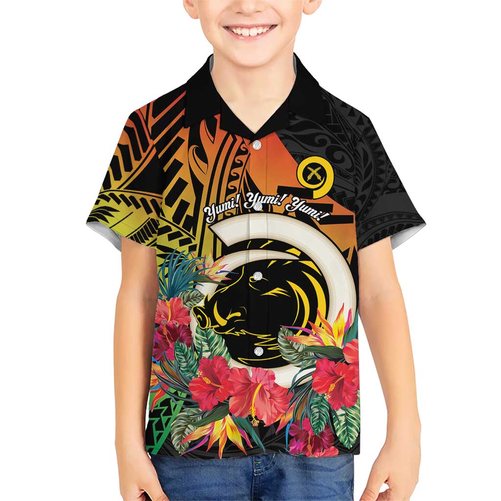 Vanuatu Boar Tusk Yumi Yumi Yumi Hawaiian Shirt Independens Dei Long God Yumi Stanap LT14 - Polynesian Pride
