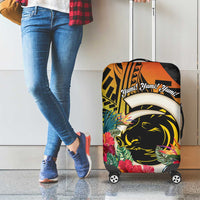 Vanuatu Boar Tusk Yumi Yumi Yumi Luggage Cover Independens Dei Long God Yumi Stanap LT14 - Polynesian Pride