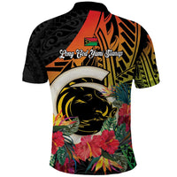 Vanuatu Boar Tusk Yumi Yumi Yumi Polo Shirt Independens Dei Long God Yumi Stanap LT14 - Polynesian Pride