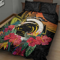 Vanuatu Boar Tusk Yumi Yumi Yumi Quilt Bed Set Independens Dei Long God Yumi Stanap LT14 - Polynesian Pride