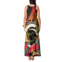 Vanuatu Boar Tusk Yumi Yumi Yumi Tank Maxi Dress Independens Dei Long God Yumi Stanap LT14 - Polynesian Pride