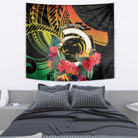 Vanuatu Boar Tusk Yumi Yumi Yumi Tapestry Independens Dei Long God Yumi Stanap LT14 - Polynesian Pride