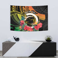 Vanuatu Boar Tusk Yumi Yumi Yumi Tapestry Independens Dei Long God Yumi Stanap LT14 - Polynesian Pride