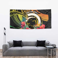 Vanuatu Boar Tusk Yumi Yumi Yumi Tapestry Independens Dei Long God Yumi Stanap LT14 - Polynesian Pride