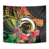 Vanuatu Boar Tusk Yumi Yumi Yumi Tapestry Independens Dei Long God Yumi Stanap LT14 - Polynesian Pride