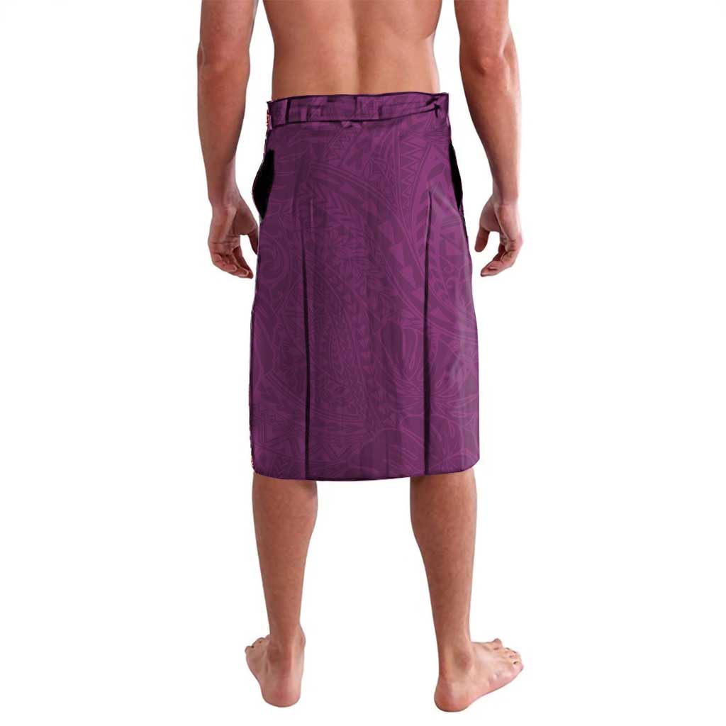 Pink Polynesia Lavalava Tribal Pattern Tropical Frangipani