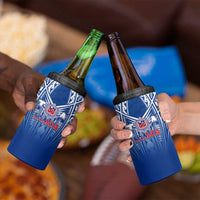 Samoa Rugby 4 in 1 Can Cooler Tumbler Toa Samoa Polynesian Pacific Navy Version LT14 - Polynesian Pride