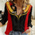 Papua New Guinea Rugby Women Casual Shirt Port Moresby Vipers PNG Polynesian Pattern LT14 Female Black - Polynesian Pride