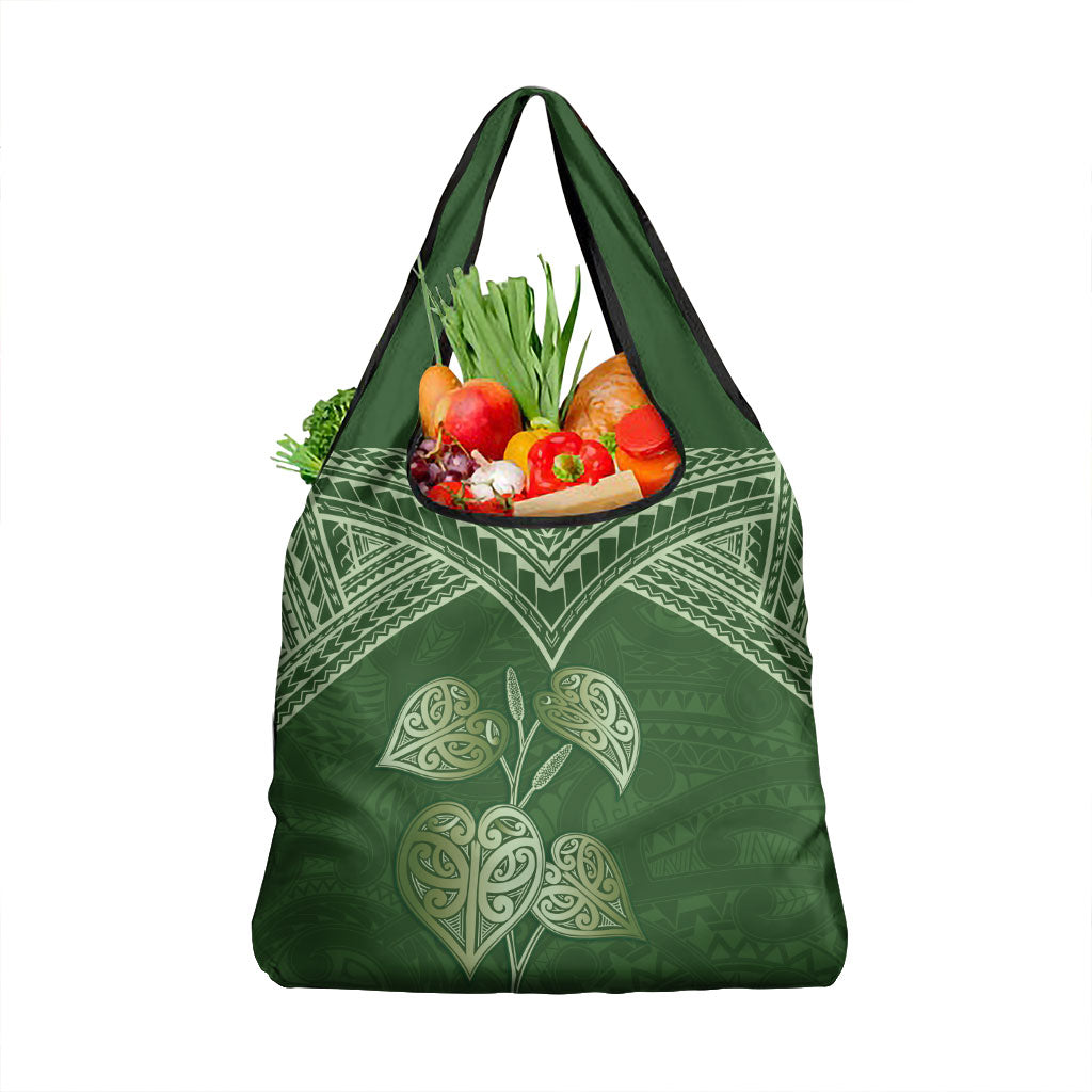 Green New Zealand Kawakawa Maori Ngaru Grocery Bag