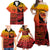 Personalised Ia Ora Na Marquesas Islands Family Matching Off Shoulder Maxi Dress and Hawaiian Shirt Mata Tiki Marquesan Tattoo LT14 - Polynesian Pride