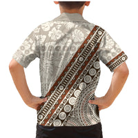 Bula Fiji Family Matching Mermaid Dress and Hawaiian Shirt Fijian Masi Tapa Cloth Vintage Vibes LT14 - Polynesian Pride