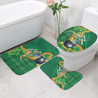 St Patrick's Day Hawaii Bathroom Set Hauoli Maoli Funny Shaka Leprechaun LT14 - Polynesian Pride