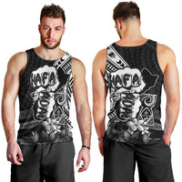 Hafa Adai Guam Discovery Day Men Tank Top Chamorro Latte Stone Hand Black Version