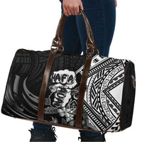 Hafa Adai Guam Discovery Day Travel Bag Chamorro Latte Stone Hand Black Version LT14 - Polynesian Pride