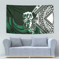Hafa Adai Guam Discovery Day Tapestry Chamorro Latte Stone Hand Green Version