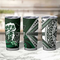Hafa Adai Guam Discovery Day Tumbler Cup Chamorro Latte Stone Hand Green Version