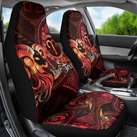 Personalised Polynesia Zodiac Aries Car Seat Cover Galaxy Polynesian Pattern Chest Tattoo Style LT14 - Polynesian Pride
