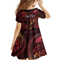 Personalised Polynesia Zodiac Aries Family Matching Summer Maxi Dress and Hawaiian Shirt Galaxy Polynesian Pattern Chest Tattoo Style LT14 - Polynesian Pride