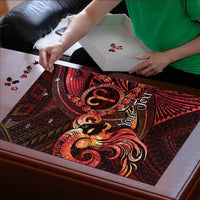 Personalised Polynesia Zodiac Aries Puzzle Galaxy Polynesian Pattern Chest Tattoo Style