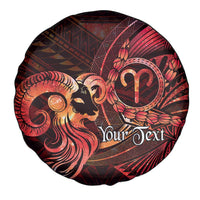 Personalised Polynesia Zodiac Aries Spare Tire Cover Galaxy Polynesian Pattern Chest Tattoo Style LT14 - Polynesian Pride