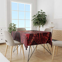 Personalised Polynesia Zodiac Aries Tablecloth Galaxy Polynesian Pattern Chest Tattoo Style