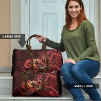 Personalised Polynesia Zodiac Aries Travel Bag Galaxy Polynesian Pattern Chest Tattoo Style
